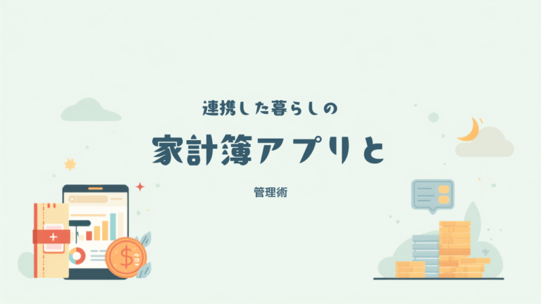 家計簿アプリと連携した暮らしの管理術