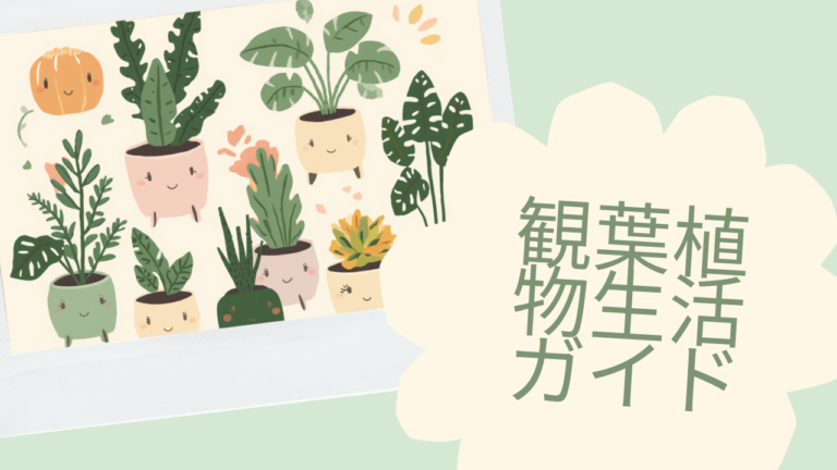 観葉植物のある暮らしを始める初心者ガイド