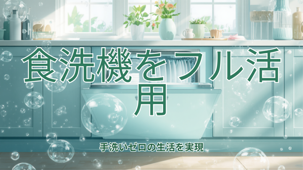 食洗機をフル活用して手洗いゼロにするコツ